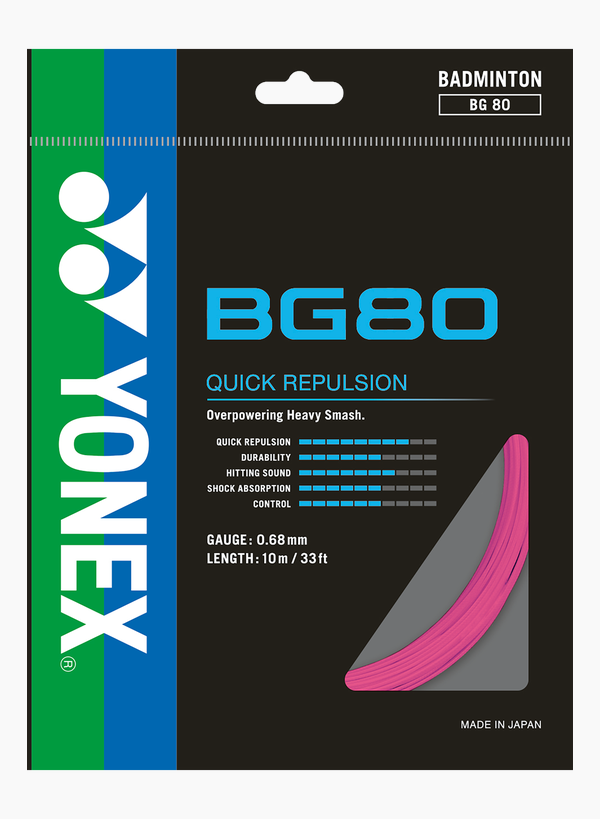 Žica za badminton BG 80, 10m