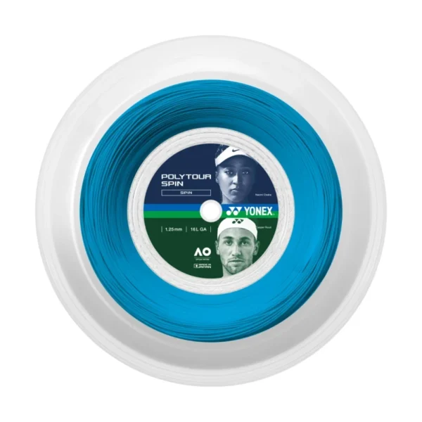 Žica za tenis YONEX POLYTOUR SPIN 1,25mm, 200m, plava