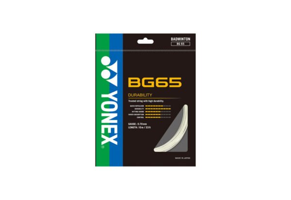 Žica za badminton YONEX BG 65, 0,70mm, 10m