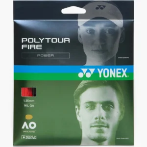 Žica za tenis POLY TOUR FIRE, 1.25, 12m, crvena