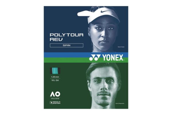 Žica za tenis YONEX POLYTOUR REV 1,25mm, 12m, mint