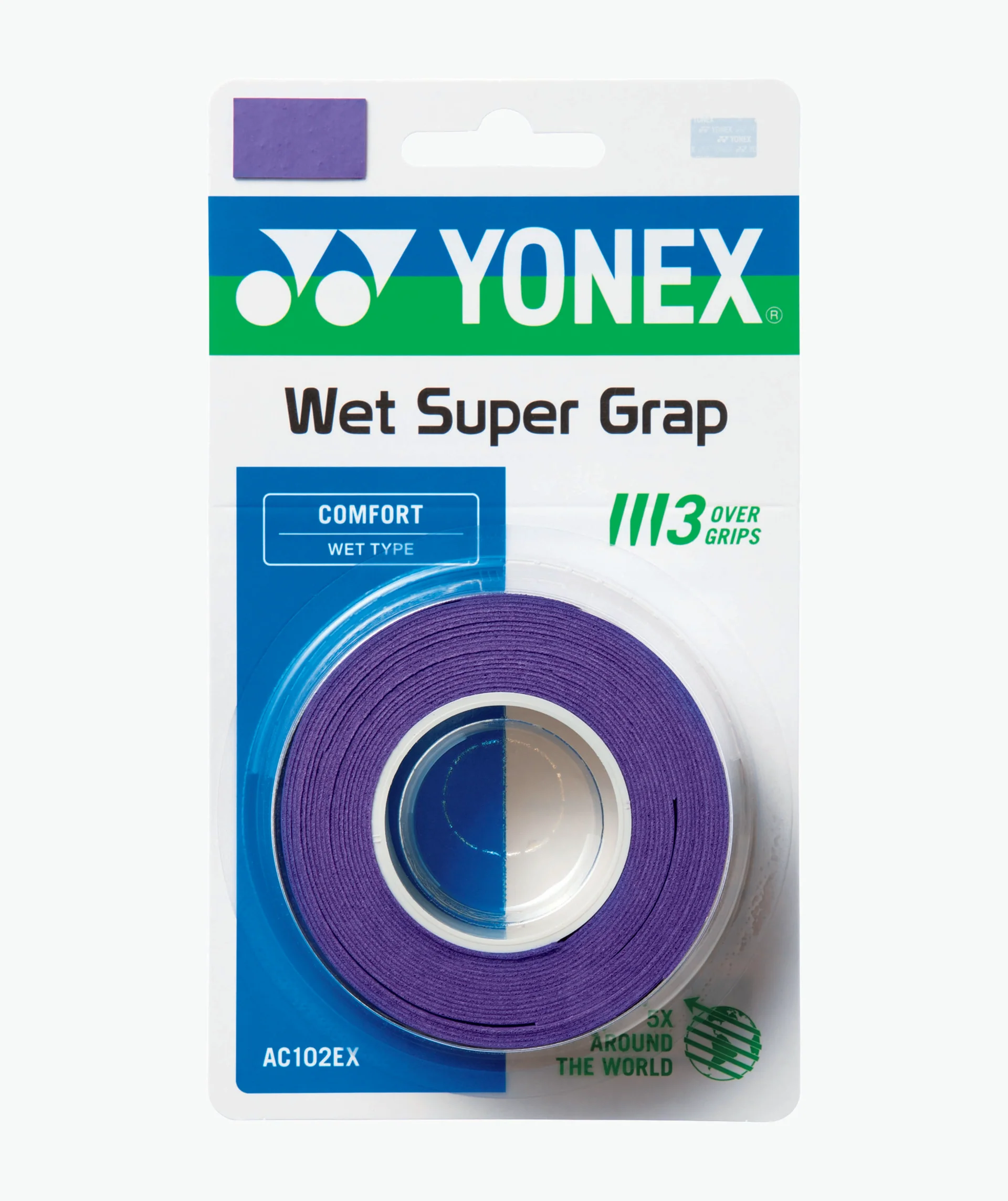 Grip YONEX AC102 (3 kom) ljubičasata