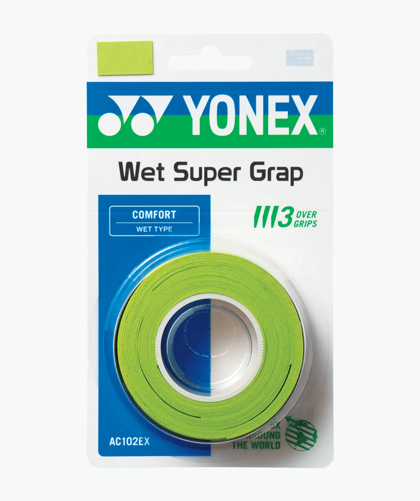 Grip YONEX AC102 (3 kom) citrus zelena