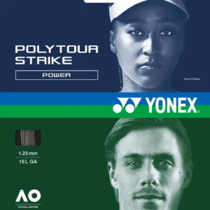 Žica za tenis POLY TOUR STRIKE, 1.25, 12m, siva