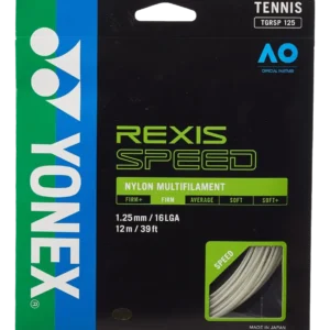 Žica za tenis REXIS SPEED, 1.25, 12m, bijela