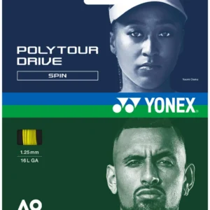 Žica za tenis YONEX POLYTOUR DRIVE 1,25mm, 12m, žuta