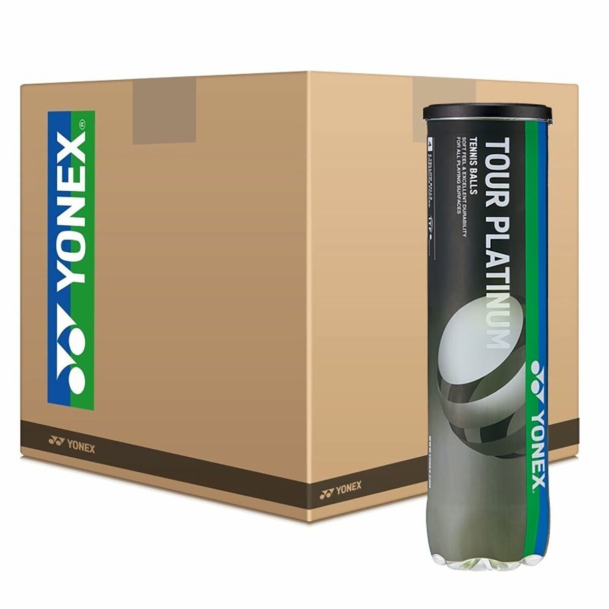 YONEX loptice za tenis TOUR PLATINUM 1/4 (karton 72 loptice)